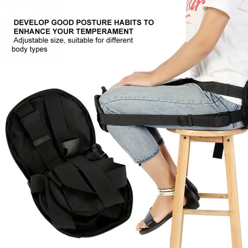 

Professional Adult Sitting Posture Corrector Lower Back Support Waist Spine Pain Relief Waist Strains Protector Lumbar Orthosis