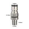 19/32 Inch-18 Gas/Liquid Corny Keg Adapter Liquid And Gas Ball Lock Post With Poppets 1/4 Inch Male NPT Thread Bulkhead Assembly ► Photo 3/6