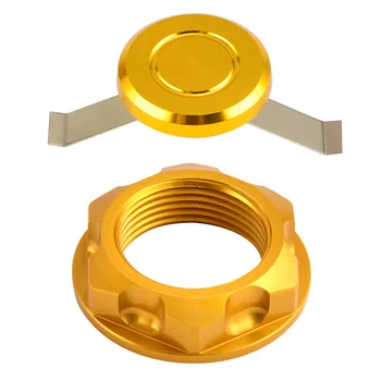 

Steering Stem Nut and Cap Cover for Suzuki RMZ250 DJEBEL250XC RMX250 RMX250S DRZ400S DRZ400E DRZ400SM V-STROM 650 XT 1000 2017