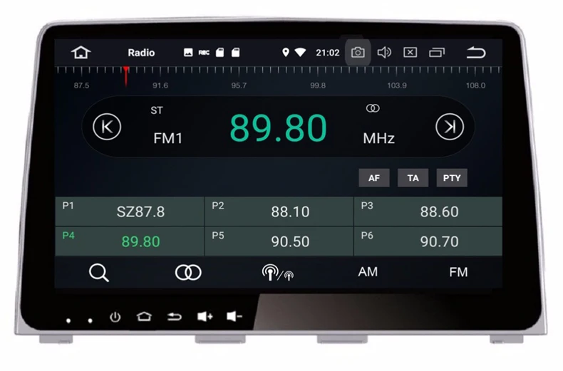 Perfect 9" octa core 4G RAM android 9.0 car multimedia player for hyundai Sonata 2018 with gps navigation 4G WIFI head unit autoradio 1