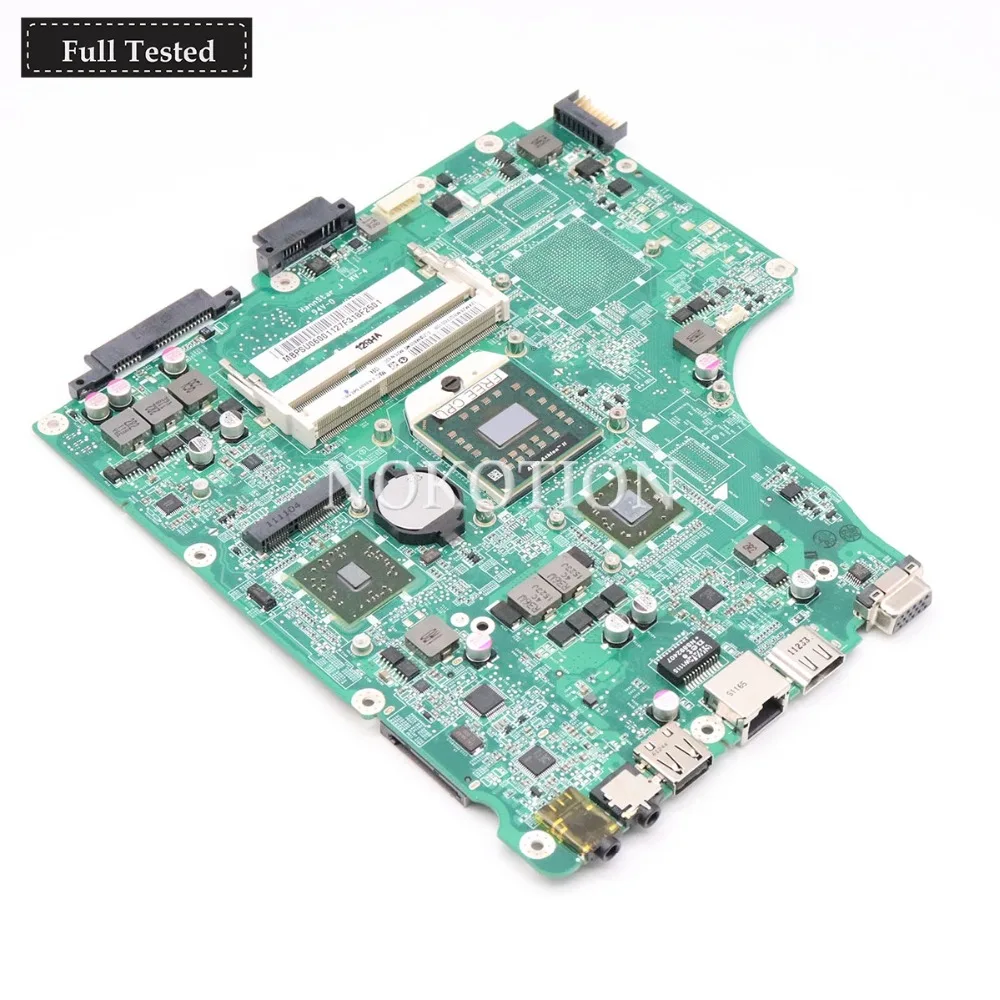 

NOKOTION Laptop motherboard for Acer Aspire 4553 MBPSU06001 DA0ZQ2MB8E0 Socket S1 Mainboard DDR2 full works