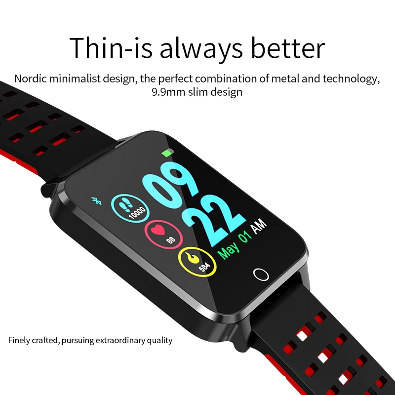 Новый Microwear X9 1 54 ''смарт браслет монитор сердечного ритма IP68 Водонепроницаемый