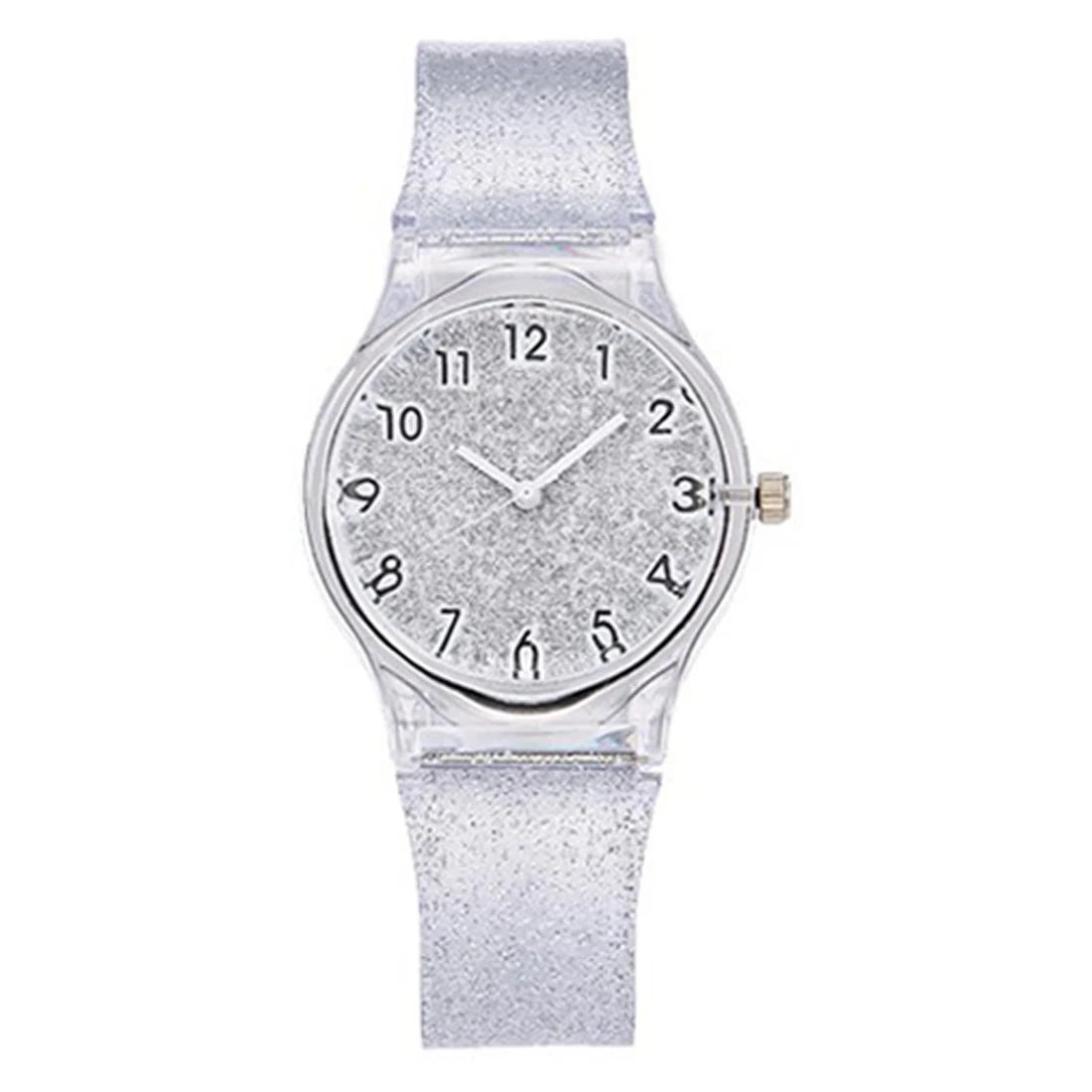 Женские часы в стиле Харадзюку, устойчивые спортивные часы, Простые Модные женские прозрачные часы для девушек - Цвет: 1
