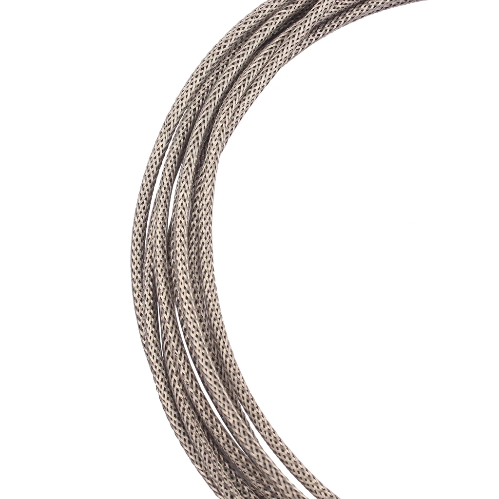 Tin-copper Long Vintage 22 AWG Braided Shielded Push-Back Cloth Guitar Wire Cable