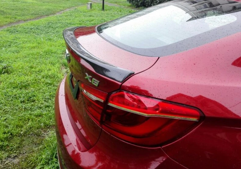  Carbon Fiber Spoilers For BMW X6 F16 X6M F86 2015 2016 2017 2018 2019 Rear Wing Spoiler High Qualit