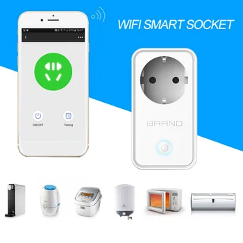 

CHOIFOO SP06 Power Meter Monitor Timer wifi socket plug outlet Smart remote wireless Controls for iphone Ipad Android