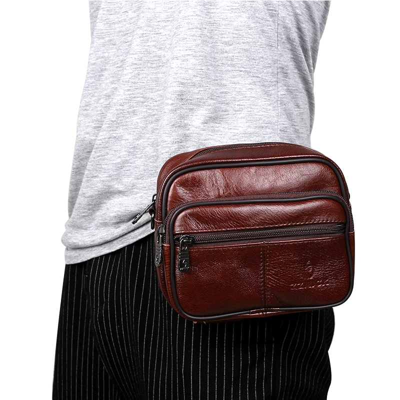 Elunico пояса из натуральной кожи Сумки Винтаж Для Мужчин's Crossbody сумка курьерские