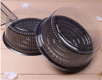 

wholesale big round cake box/ 8 inches cheese box /clear plastic cake container / big cake holder Free Shipping