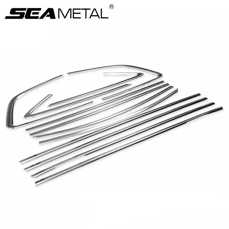 

For BMW X3 F25 2011 2012 2013 2014 2015 2016 Car Window Molding Trim External Decoration Sequins Auto Accessories Car Styling
