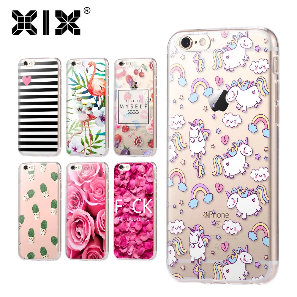 

For fundas iPhone 5S case 5C 5S 6 6S 7 Plus Flower soft silicone TPU cover 2016 new arrivals original for coque iPhone 6S case