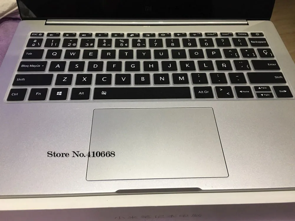 Spanish Silicone Laptop Keyboard Cover Case For Xiaomi Mi Notebook Air 12.5 12 inch Skin Protector Guard Free Shipping | Компьютеры и