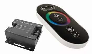 

LED RF RGB touch controller;DC12-24V input;6A*3CH output