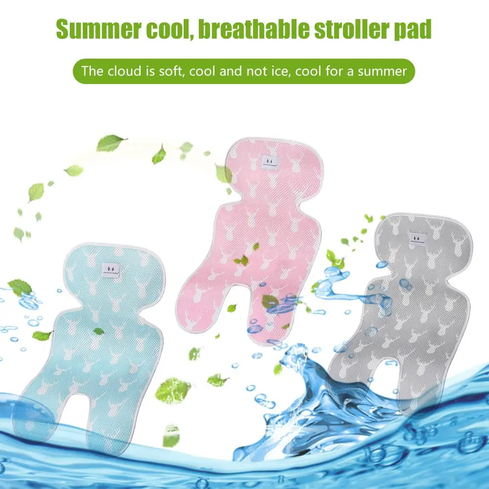 

3D Breathable Stroller Mat Summer Cooling Non-woven Mat Dining Strollers Seat Chair Cushion Baby Seat Pad For Four Seasons