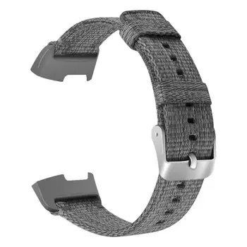 

Watch Band Strap Braided Pin Buckled Breathable Adjustable Nylon Wristwatch Bands Replacement Accessories for Fitbit Charge 3
