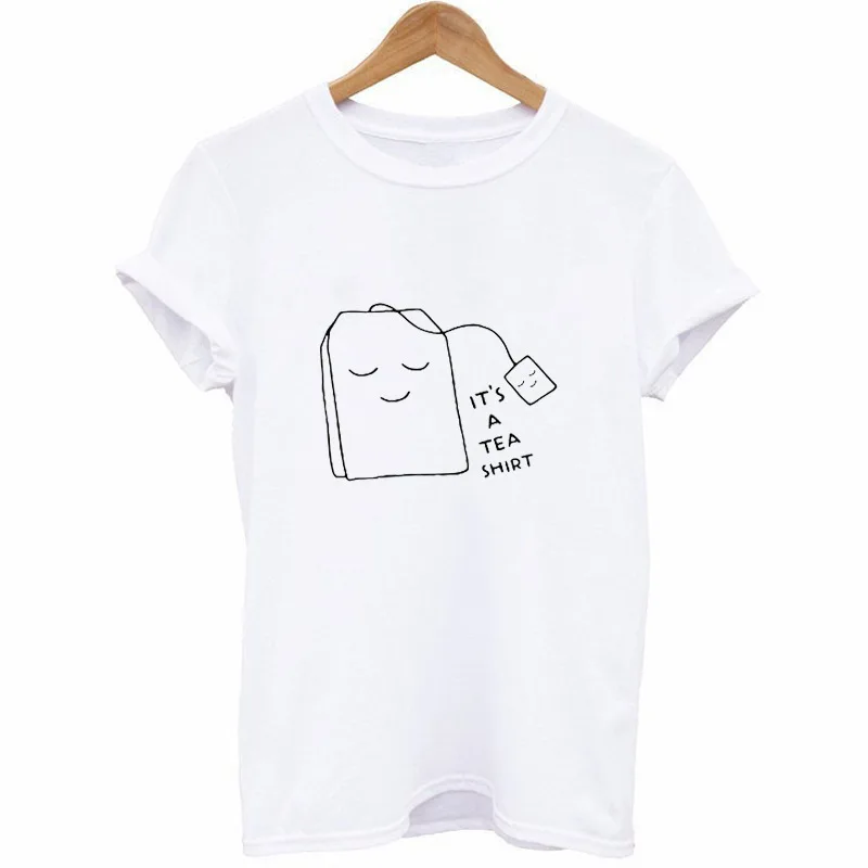 

Humor Tea Shirt Graphic tees Women Clothing 2018 Summer Funny t shirts Harajuku Tumblr Hipster Ladies T-shirt couple gift