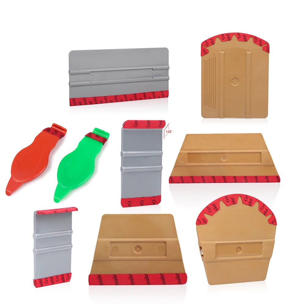 

EHDIS Vinyl Wrap Microfiber Fabric Felt Squeegee Carbon Fiber Window Film Wrapping Magnet Scraper Sticker Accessories Car Tools