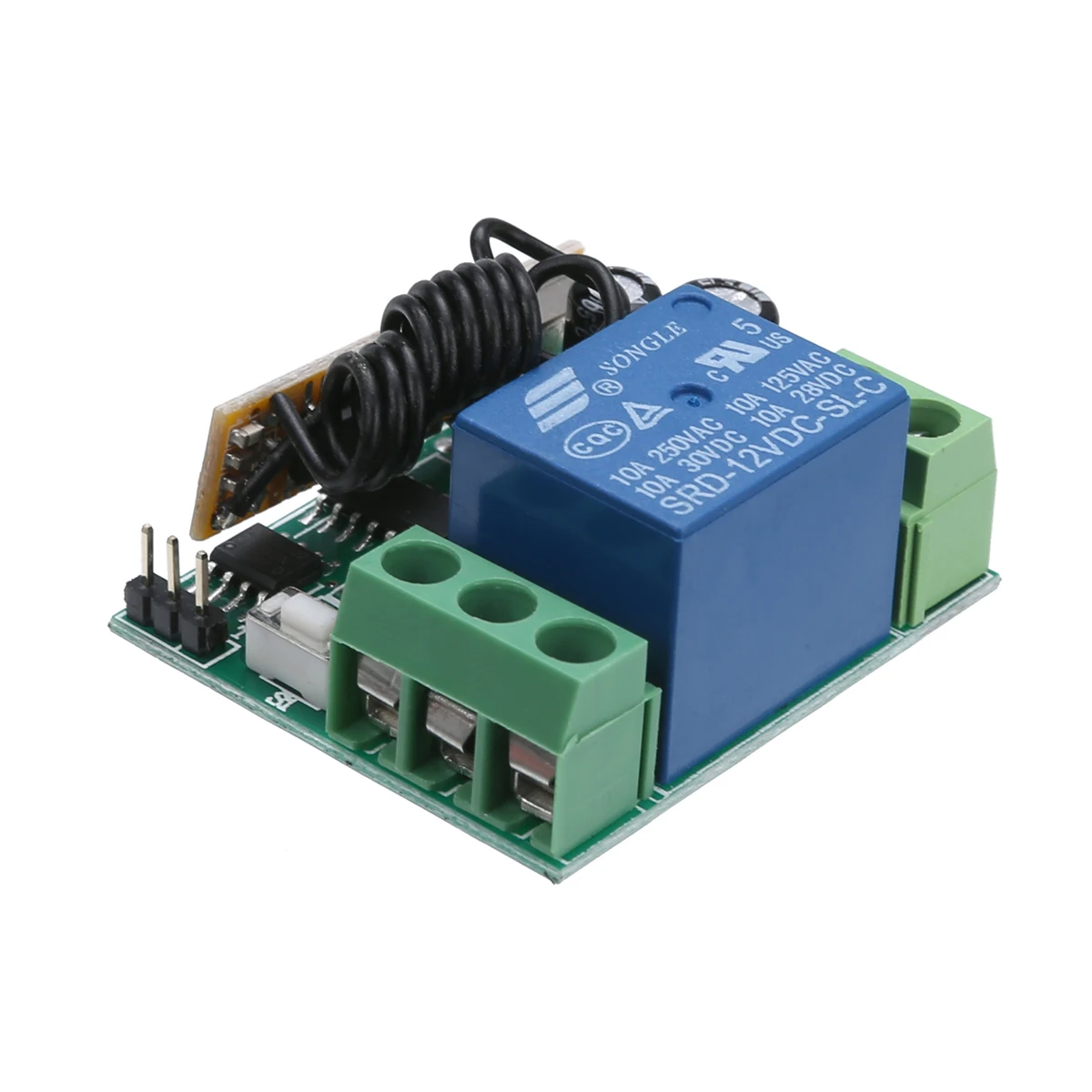 New Arrival 1pc DC 12V 315MHZ Wireless Remote Control 2CH Remote Control Switch Transceiver Receiver for Radio Relay