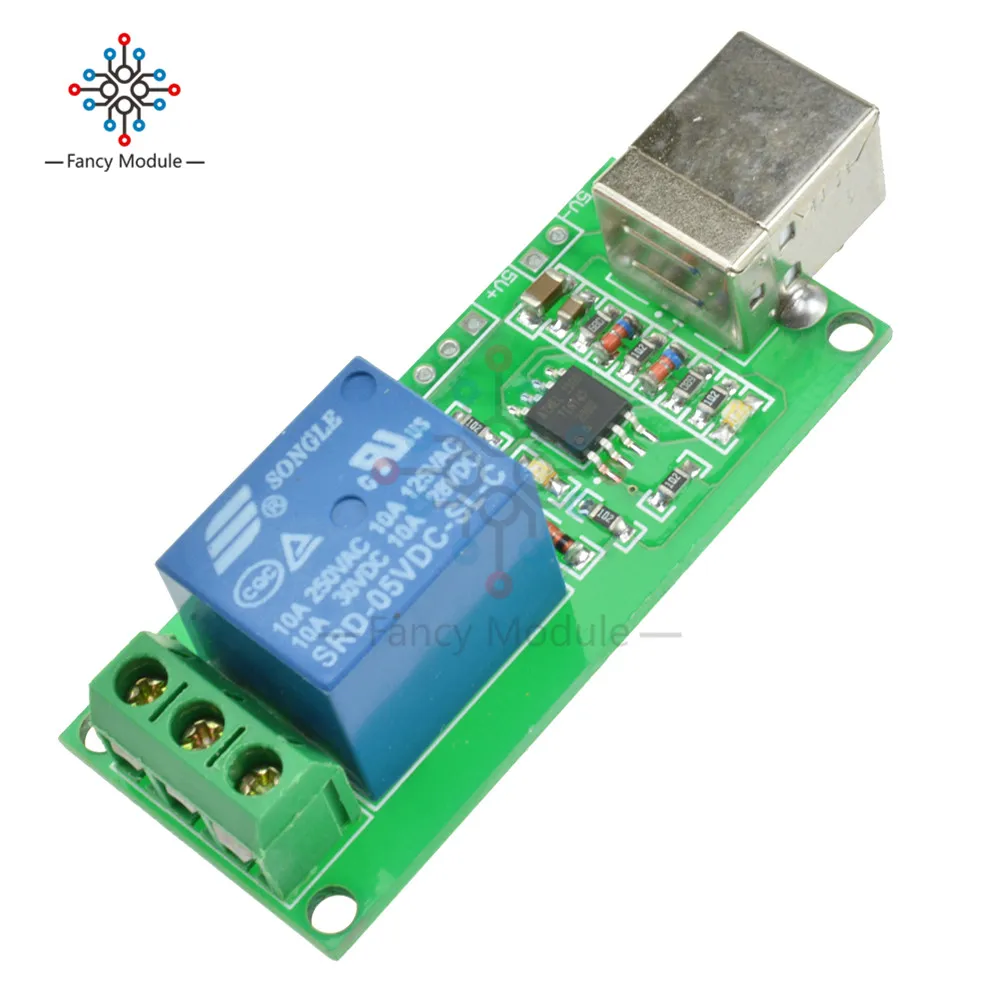 1 канальное USB реле 5 в программируемое Компьютерное управление для умного