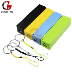 Синий зеленый черного, желтого цвета DIY Мощность Bank 18650 Батарея корпус USB Мощность БАНК Дело Комплект 18650 панели солнечных батарей коробка