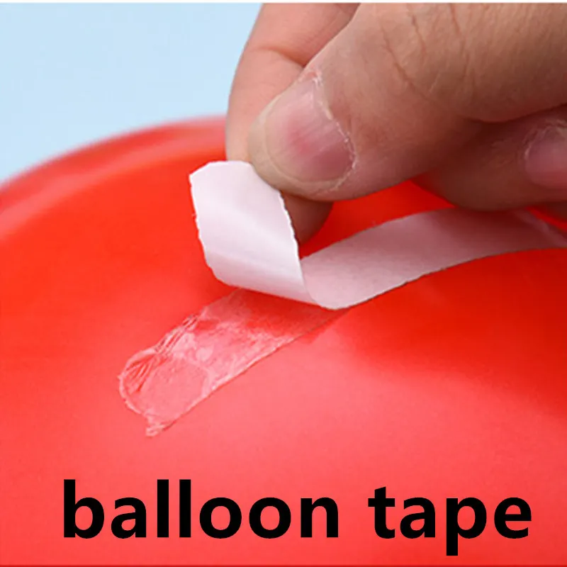 

Balloon Sticker Paster air balloon fixed decorate Hydrogen helium number letter airballoon glue clamp folder party Adhesive tape