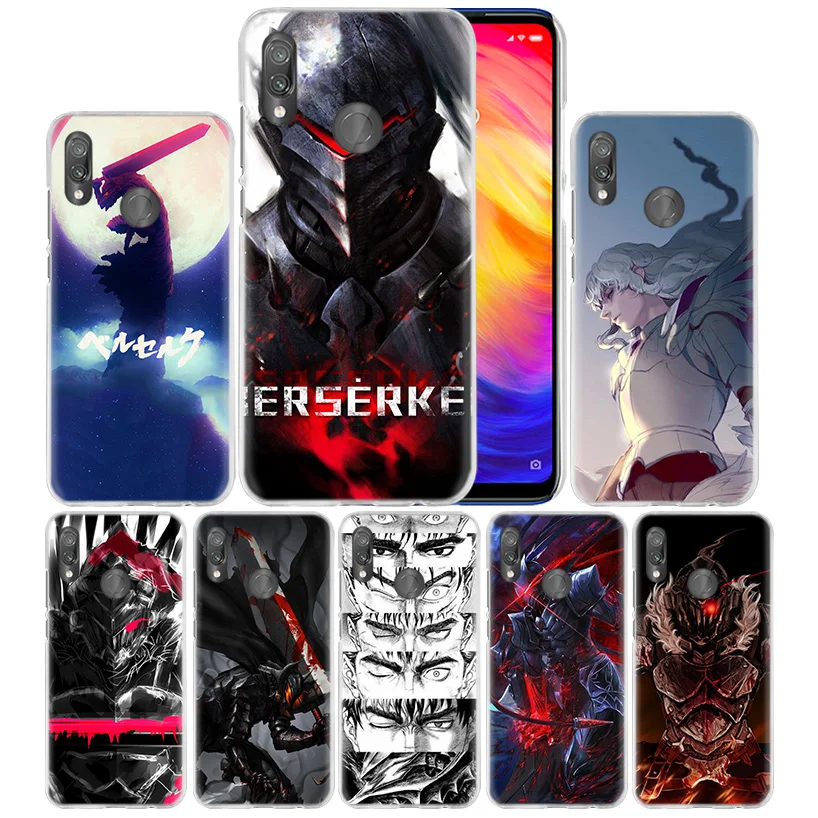 

Berserk Guts Case for Xiaomi Redmi Go Note 7 6 6A Pro S2 5 5A 4X Mi A1 A2 9 Mix 3 5G 8 lite Play F1 Luxury Hard PC Phone Cover