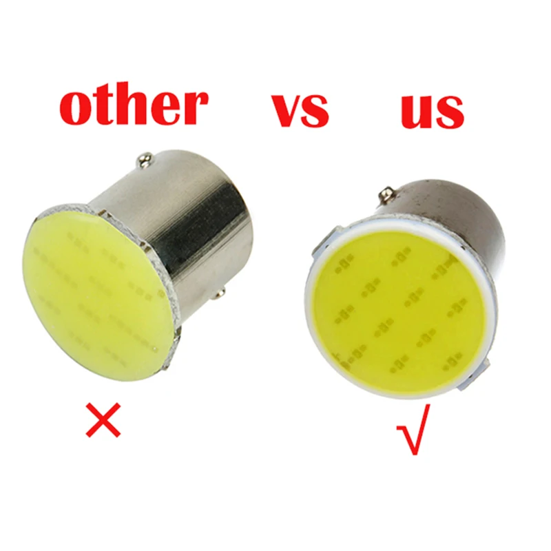 2x автомобиль P21W 1156 Ba15s 1157 Bay15d светодиодный COB Поворотная сигнальная лампа 12SMD 24V