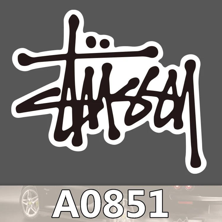 

Bevle A0851 Tide Brands Logo Luggage Skateboard Graffiti Notebook Motor Stickers Decal Fridge Waterproof Sticker for Cars