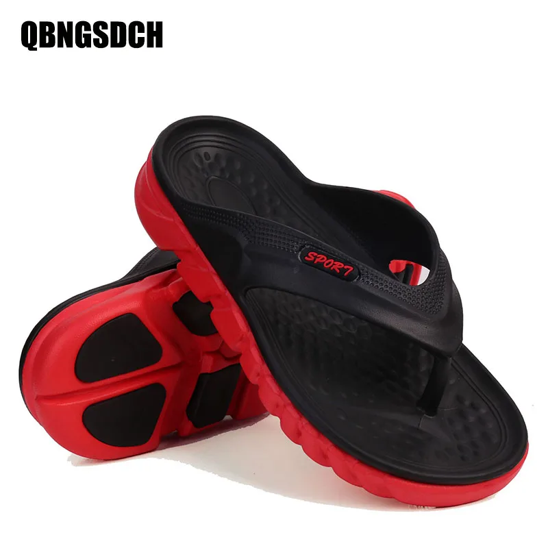 

New men flip-flops summer slip-on feet men slippers outdoor fashion casual EVA non-slip breathable men beach shoes size 40-45