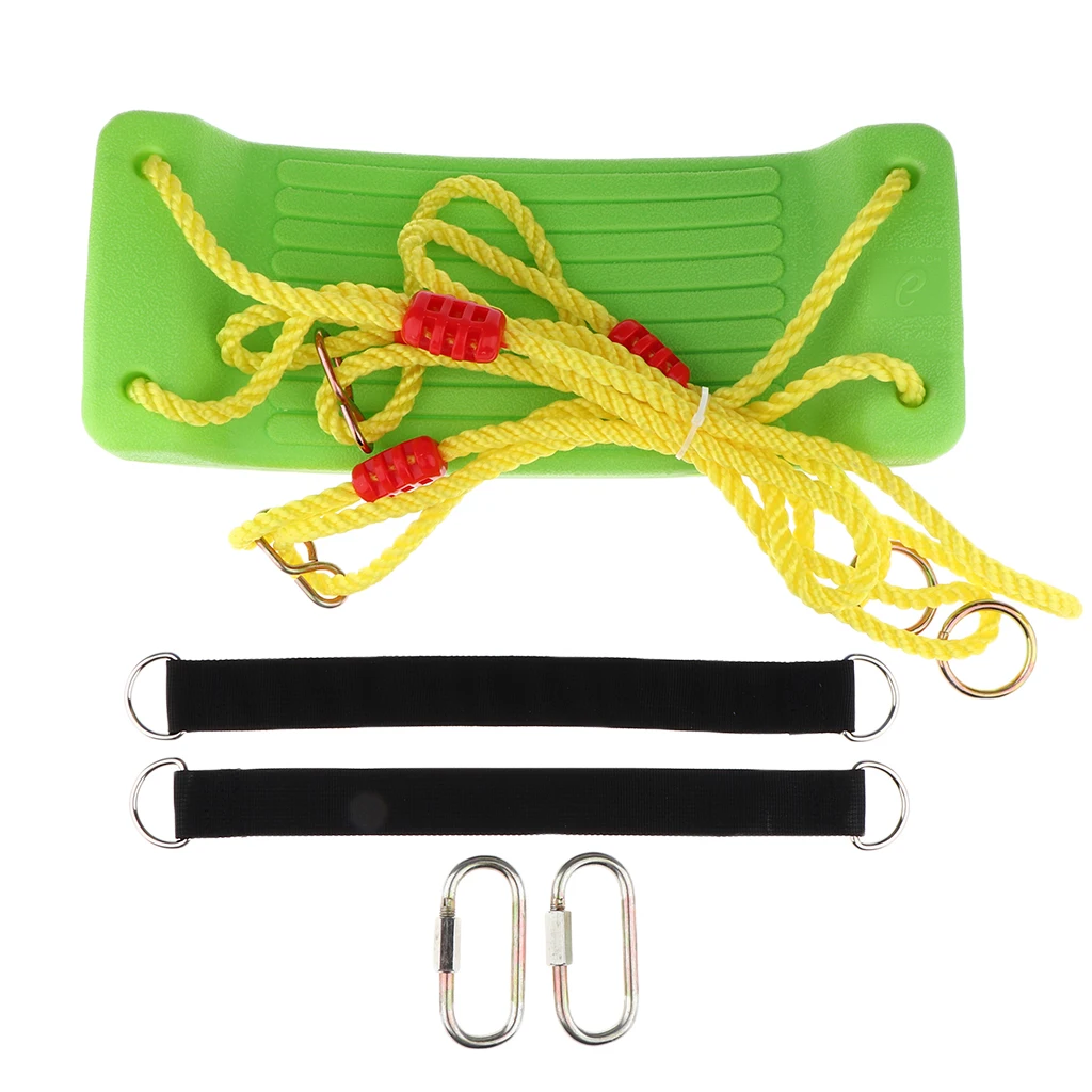 Kids Swing Seat Set with Rope Accessories Indoor Outdoor Outdoor Garden Park Activity Toy