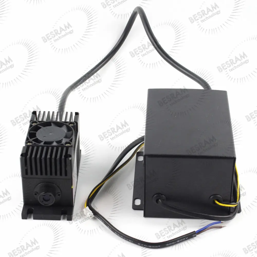 532nm 400mw DPSS Green Laser Module Diode Fan TTL/Analog 90~260VAC | Освещение