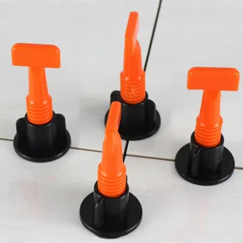 

New 50pcs Level Wedges Tile Spacers For Flooring Wall Tile Carrelage Leveling System Leveler Locator Spacers Construction Tools
