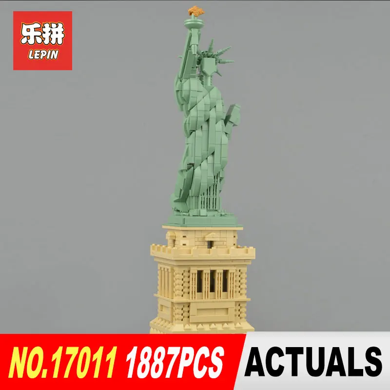 

Lepin 17011 Toys Architecture Series The New Legoing 21042 State of Liberty Set Toys Model Building Blocks Bricks Kits DIY