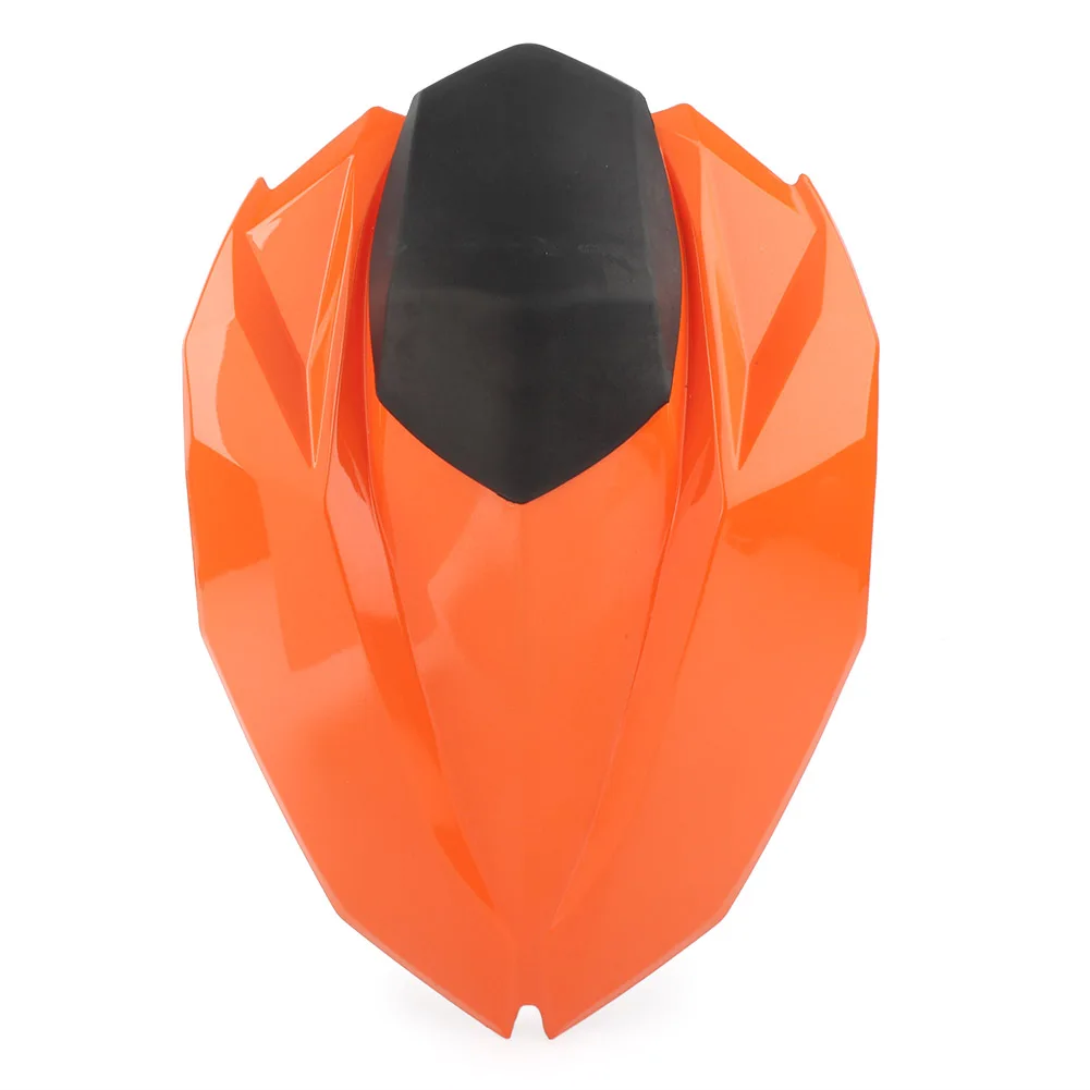 Мотоцикл Задний заднем сиденье пассажира капот задняя крышка деталь обтекателя Для Kawasaki Z800 Z 800 2013 - Цвет: Оранжевый