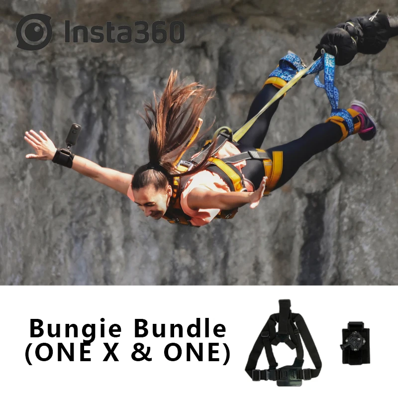 Аксессуары для экшн-камеры Insta360 Bungie bundle ONE X и ONE Bungee Jumping ремешок на запястье и нагрудный ремень