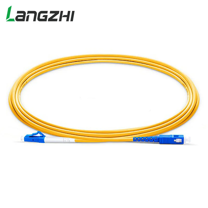 

10 Pcs LC UPC To SC UPC G657a PVC Fiber Patch Cabel Simplex Mode 2.0 Mm 3.0mm Router Fiber Fusion Splicer Fiber Patch Cabel