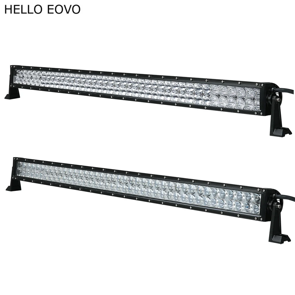 

HELLO EOVO 4D 5D 42 Inch 400W LED Light Bar for Work Indicators Driving Offroad Boat Car Tractor Truck 4x4 SUV ATV 12V 24v