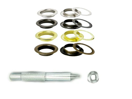 100 Sets Black Grommets Eyelets 1//2 12mm One Tool For Clothes Self Backing