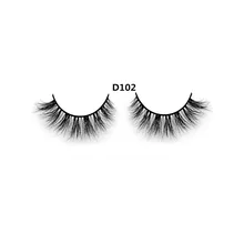 3D ресницы 1 пара 3D норковые накладные ресницы натуральные длинные красивые профессиональное расширение инструменты для макияжа полная полоса ресницы D102