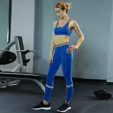 Наборы для тренировок спортивный костюм одежда спортивный бюстгальтер одежда для женщин спортивная женская одежда для фитнеса йоги спортивный костюм спортивная одежда