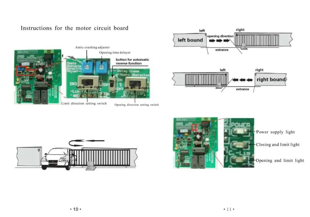 Плата управления цепью PCB PYM-200F для раздвижных ворот оператора слайд ворота PY1800