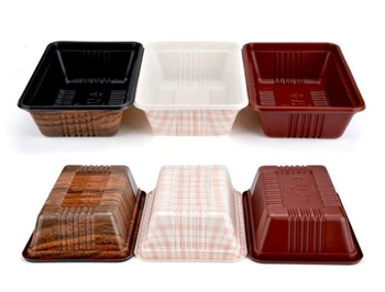 

Free Shipping+Wholesale Creative Wood Grain Design Disposable Food Container Snack Packing Boxes,200pcs/lot