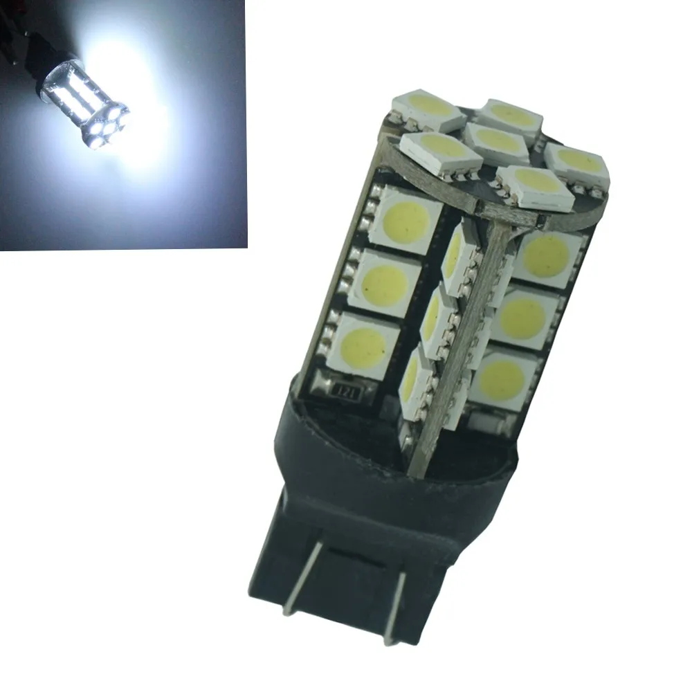 CQD-светильник 1X30 5050 SMD светодиодный T20 7440 7443 W3X16Q W21/5 W W21W тормозной светильник поворотник лампа задний фонарь Canbus без ошибок