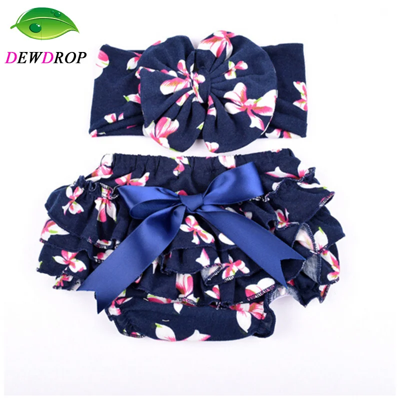 

Summer Baby PP Pants Cute bowknot Baby Shorts for girls Fashion Newborn Diaper Cover Shorts Cotton Ruffle Girl Bloomers