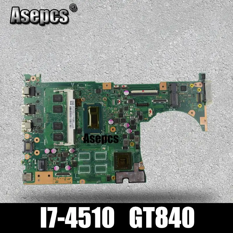 Asepcs Q551LN материнская плата REV2.1 4G I7-4510 памяти GT840 для ASUS Q551LN материнская плата для ноутбука Q551LN материнская плата Q551LN материнская плата