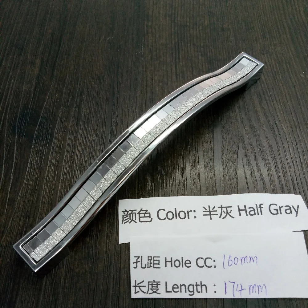 Кристальная ручка с отверстием CC 96 мм/128 мм серебристо-цветная кристальная Мебельная ручка для шкафа Ручка для выдвижных ящиков дверная ручка кухонная ручка