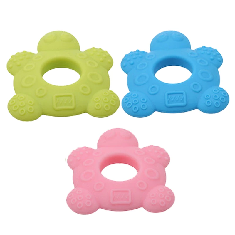 Baby Teether Silicone Teether Safety Tortoise Baby Kids Food Grade