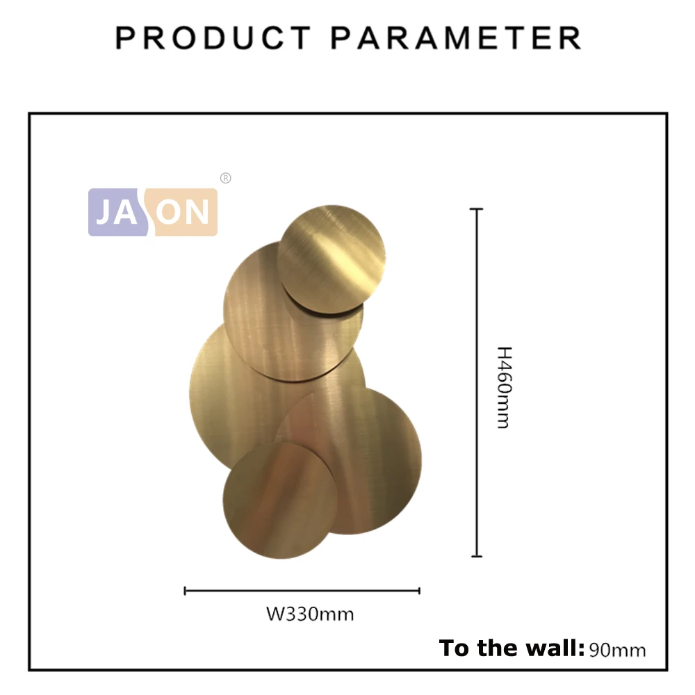 Светодиодный постмодерн нержавеющая сталь золотой минимализм светодиодный светильник светодиодный настенный светильник Настенный бра