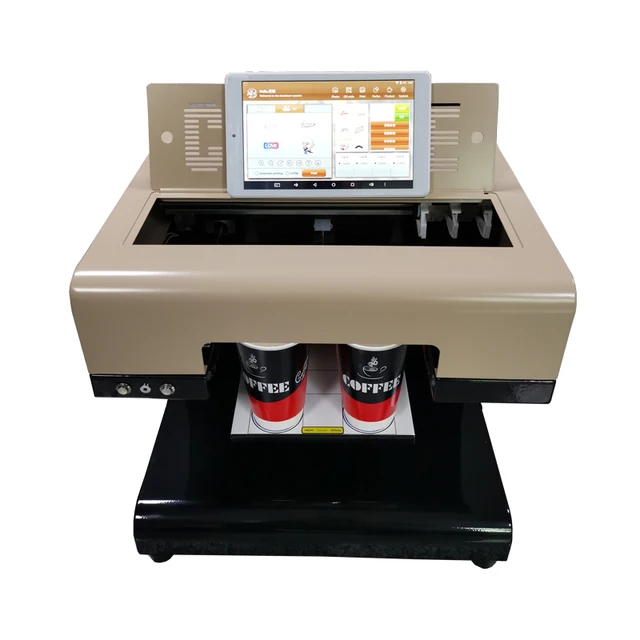 Best Price 3D inkjet Selfie Food Printer Latte art Coffee flatbed printer with 8" inch Tablet PC Best Price 3D inkjet Selfie Food Printer Latte art Coffee flatbed printer with 8" inch Tablet PC
