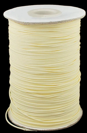 200 ярдов Корейский вощеный шнур нить 0,5 мм - Цвет: Бежевый