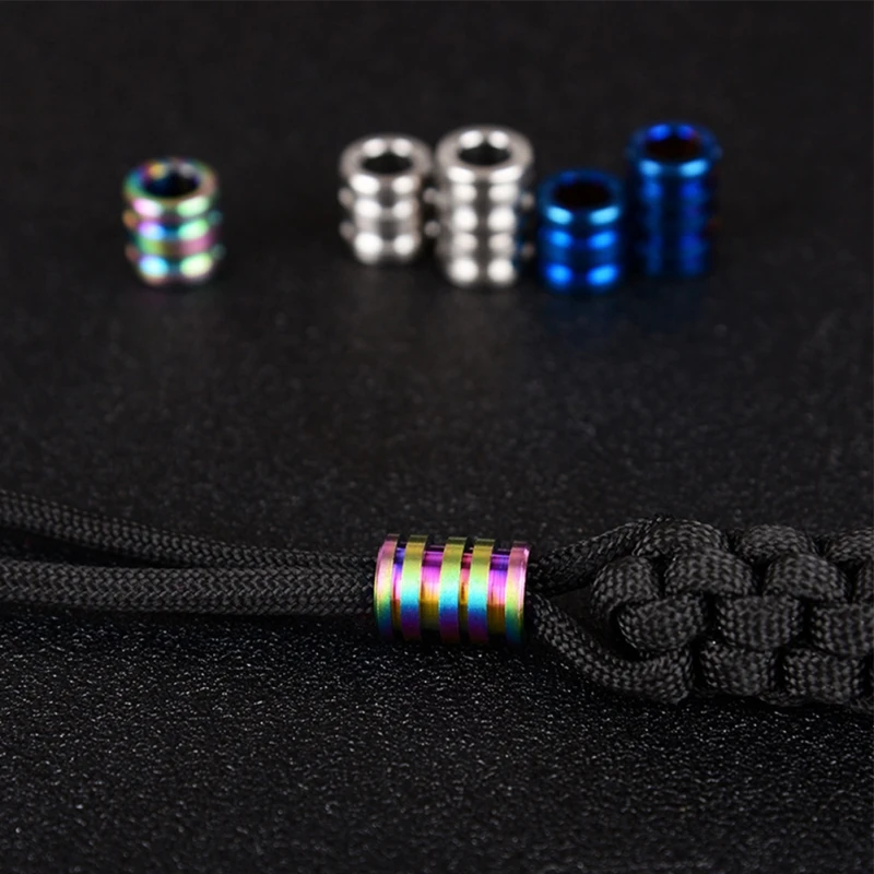 For TC4 Knife Beads Knife Lanyard Paracord Rope Knife Fall EDC Multi